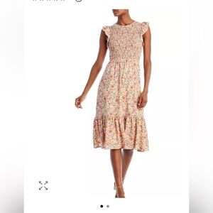 Lost and Wander
Down to Earth Smocked Printed Maxi Dress